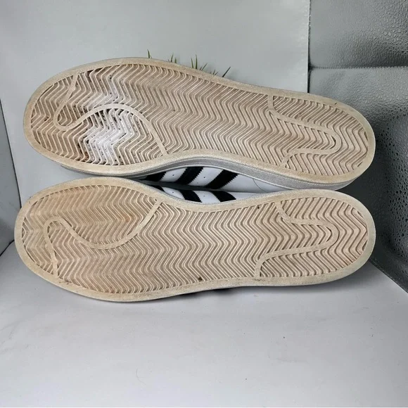 Adidas Men’s Original Classic Superstar Shell-toe Sneakers White & Black 12‎ - Picture 6 of 7